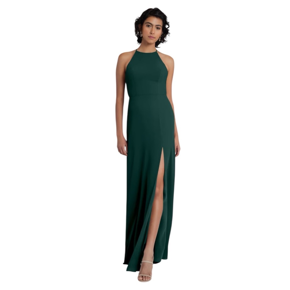 Jenny Yoo Forest Green Maxi Dress